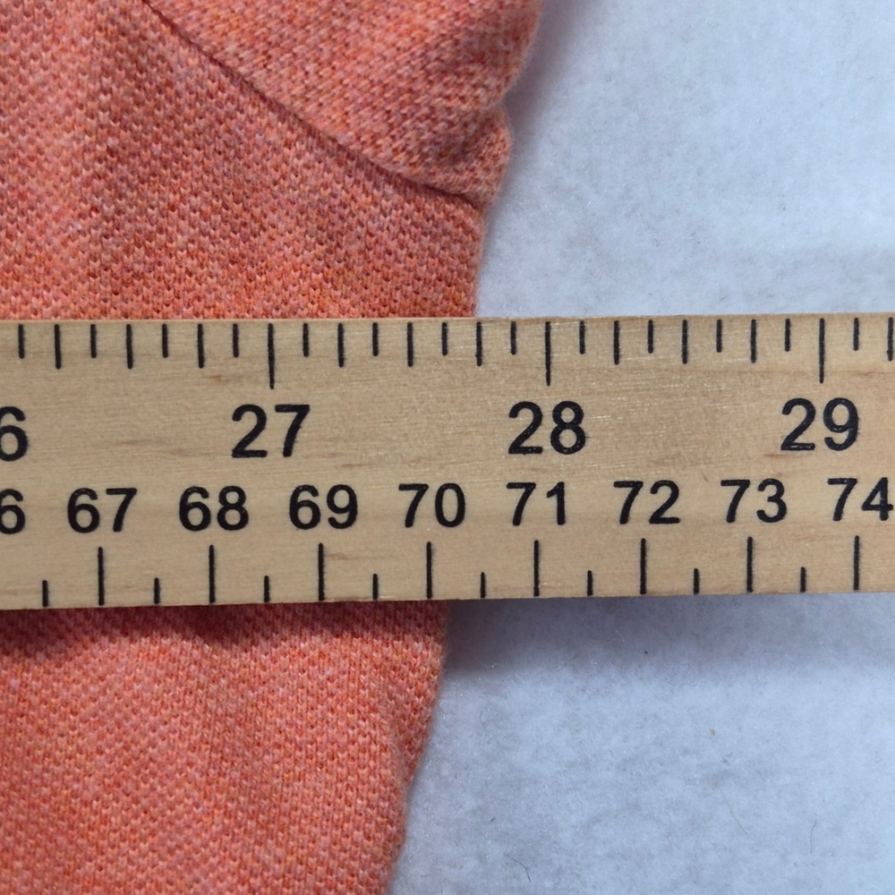 Polo Ralph Lauren Mens 3XB Big & Tall Orange Cotton Short Sleeve Polo Shirt - Picture 6 of 9